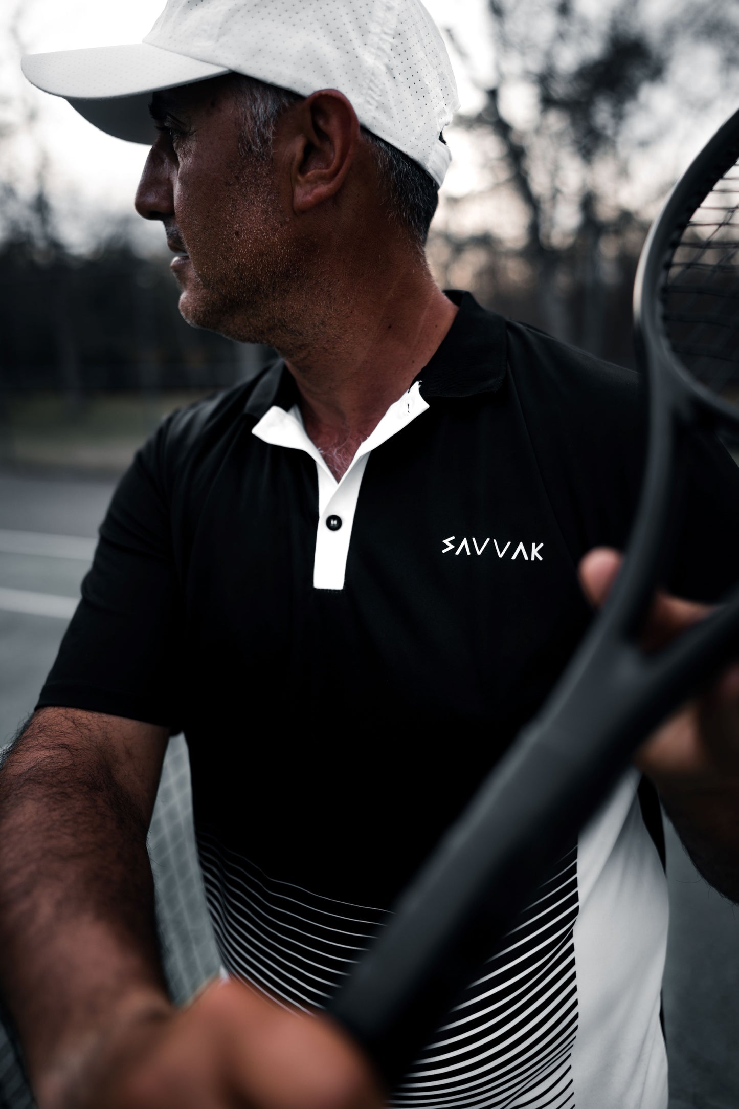Men's Black Polo