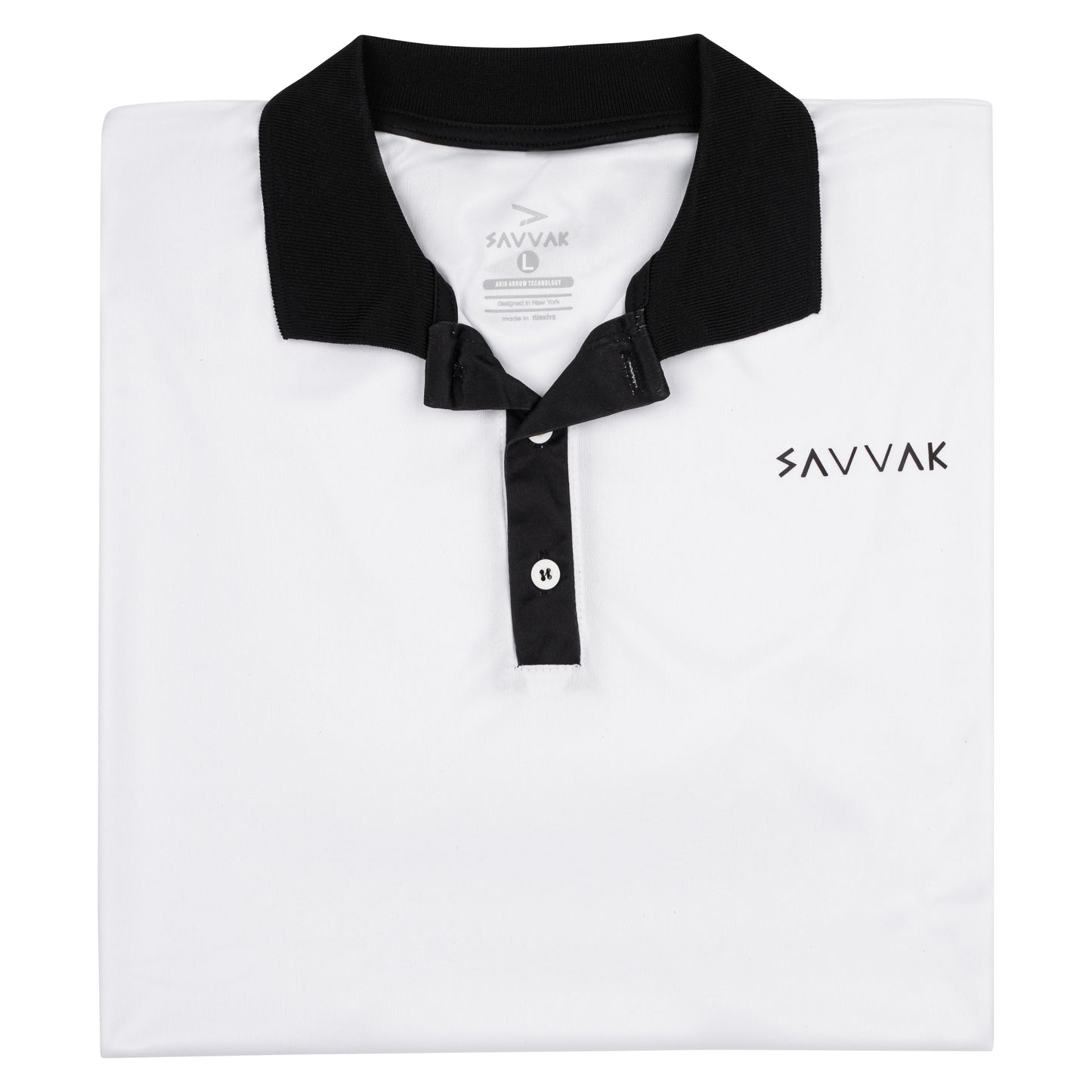 Men's White Polo